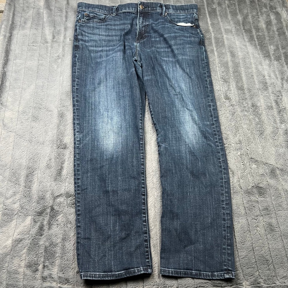 Lucky Brand 363 Vintage Straight Jeans Mens 38x32 Dark Wash Blue Denim 14700